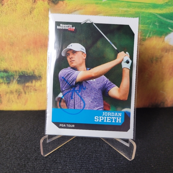Jordan Spieth Autographed Rookie Card - Picture 2 of 5